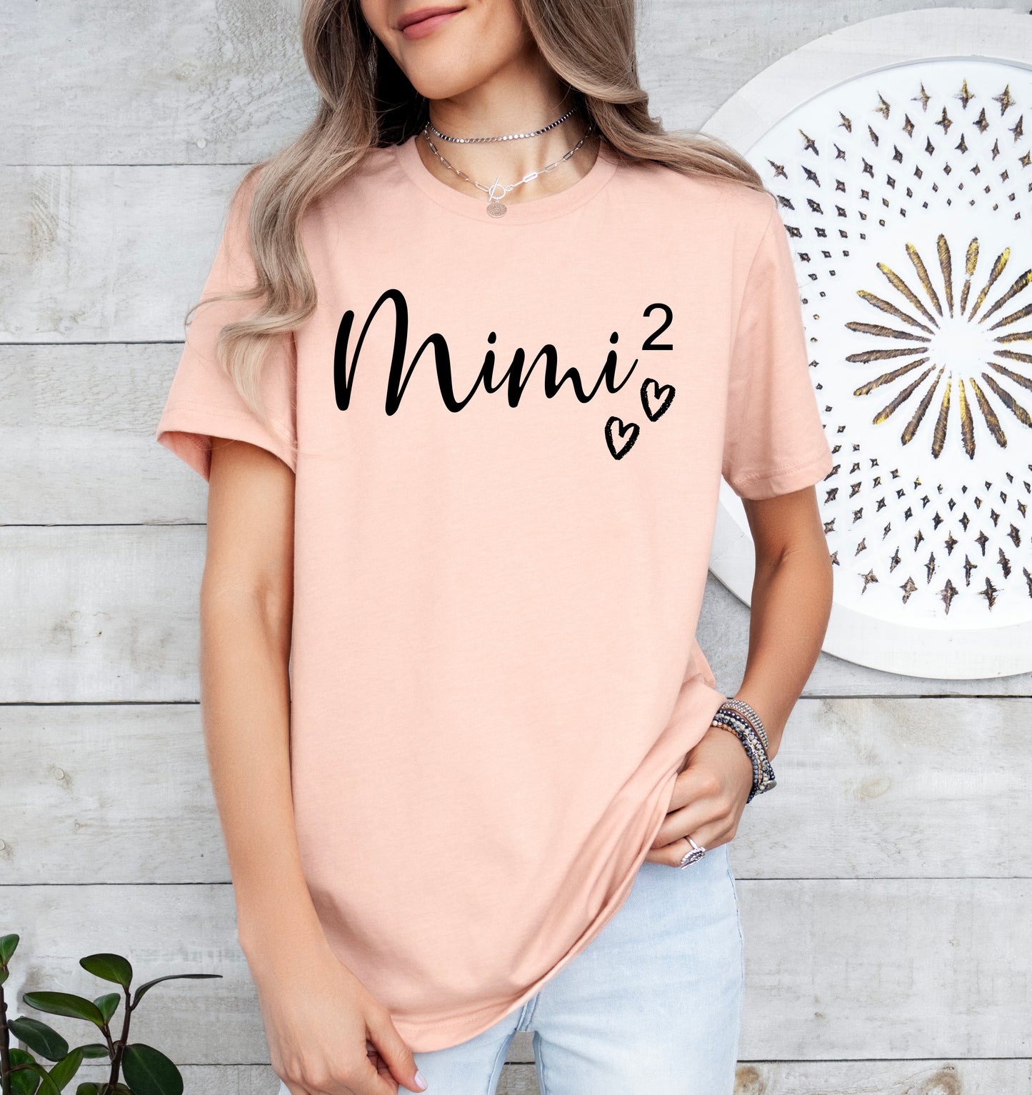 Mimi Again Heart Shirt | Mimi Shirt | Light Garment