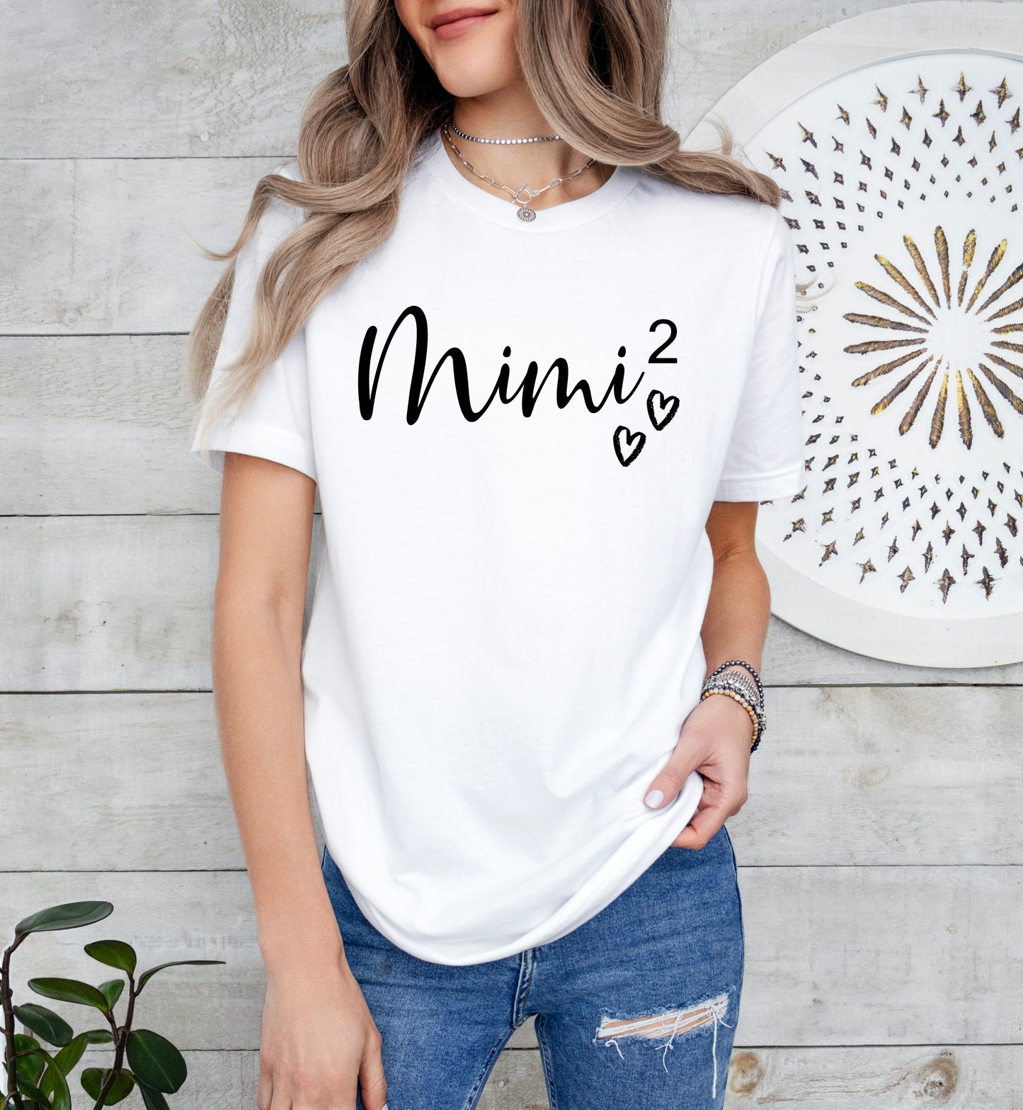 Mimi Again Heart Shirt | Mimi Shirt | Light Garment