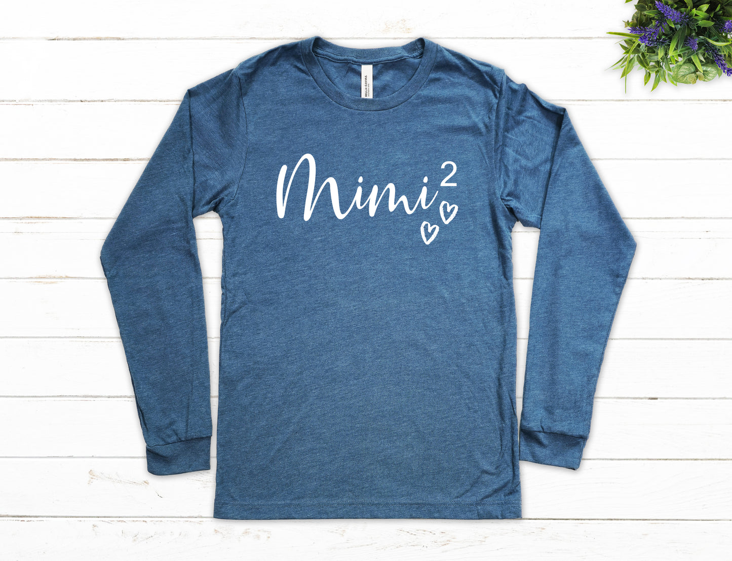 Mimi Again Heart Shirt Long Sleeve | Long Sleeve Mimi Shirt