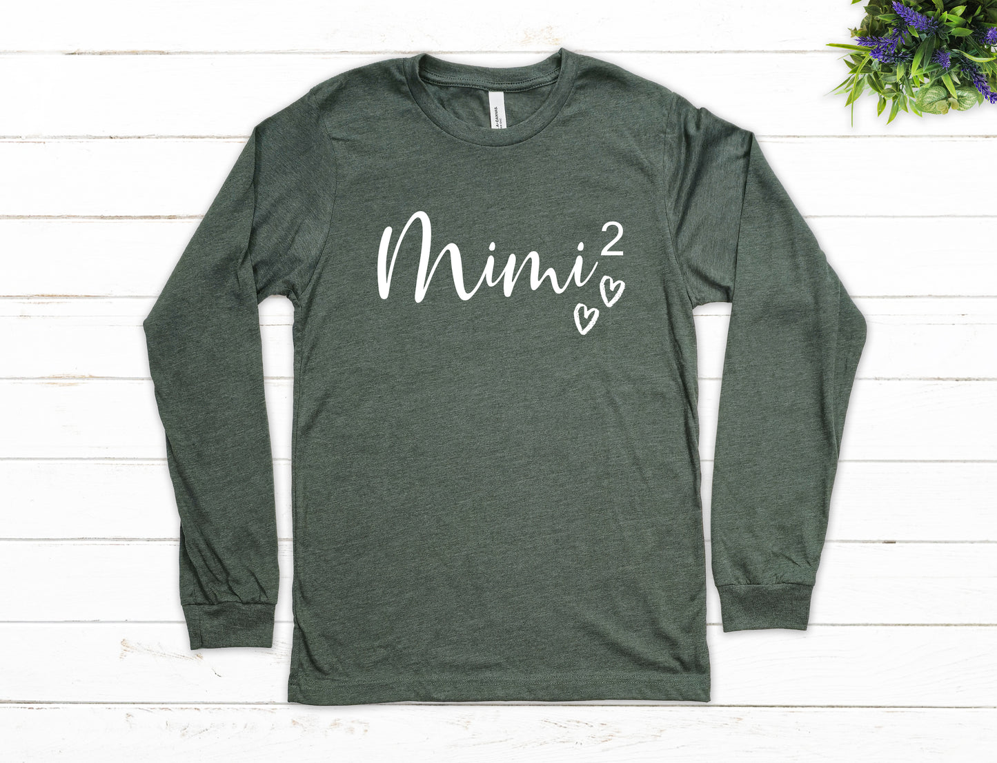 Mimi Again Heart Shirt Long Sleeve | Long Sleeve Mimi Shirt