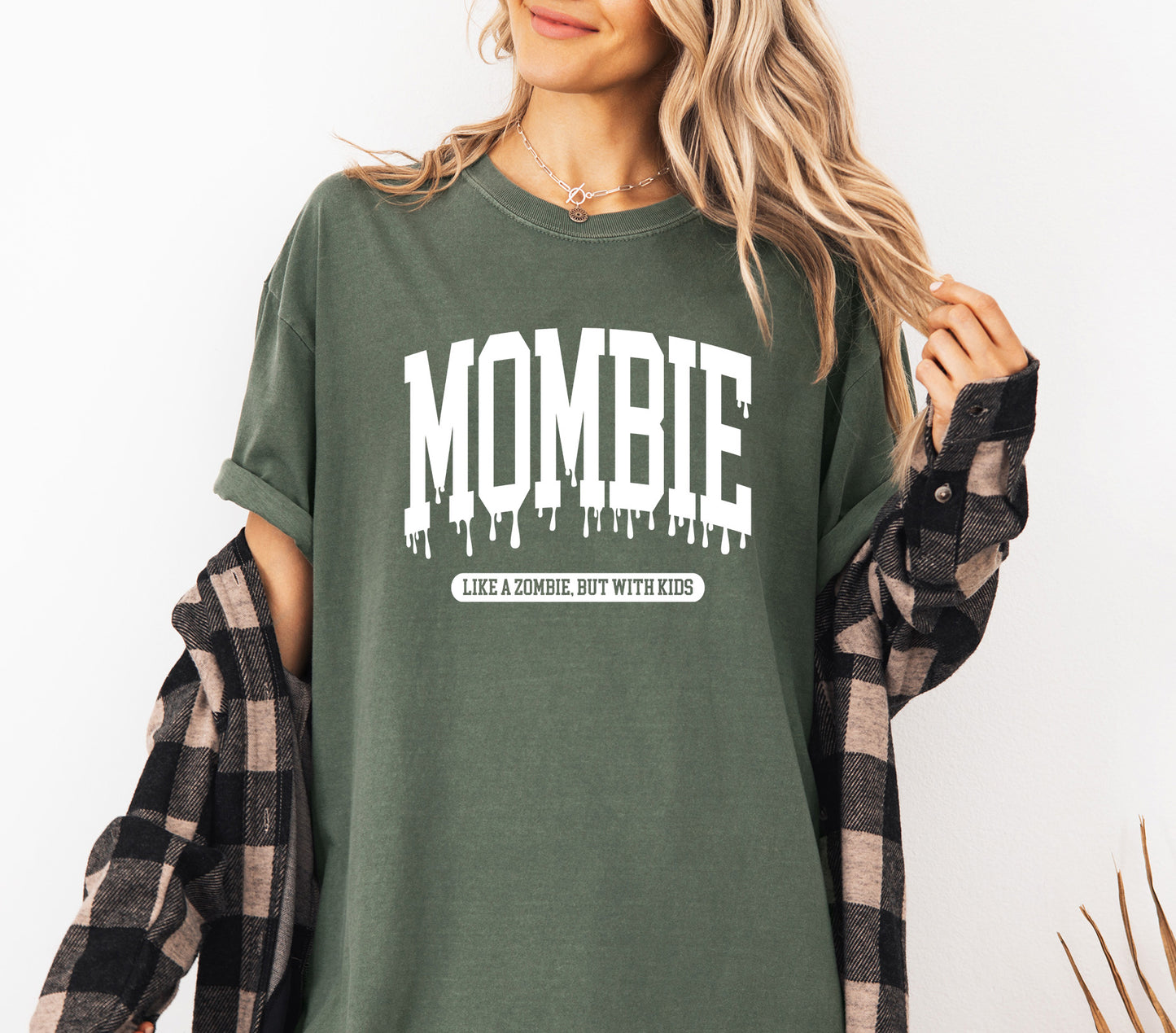 Mombie Halloween Vintage Style Mom Shirt