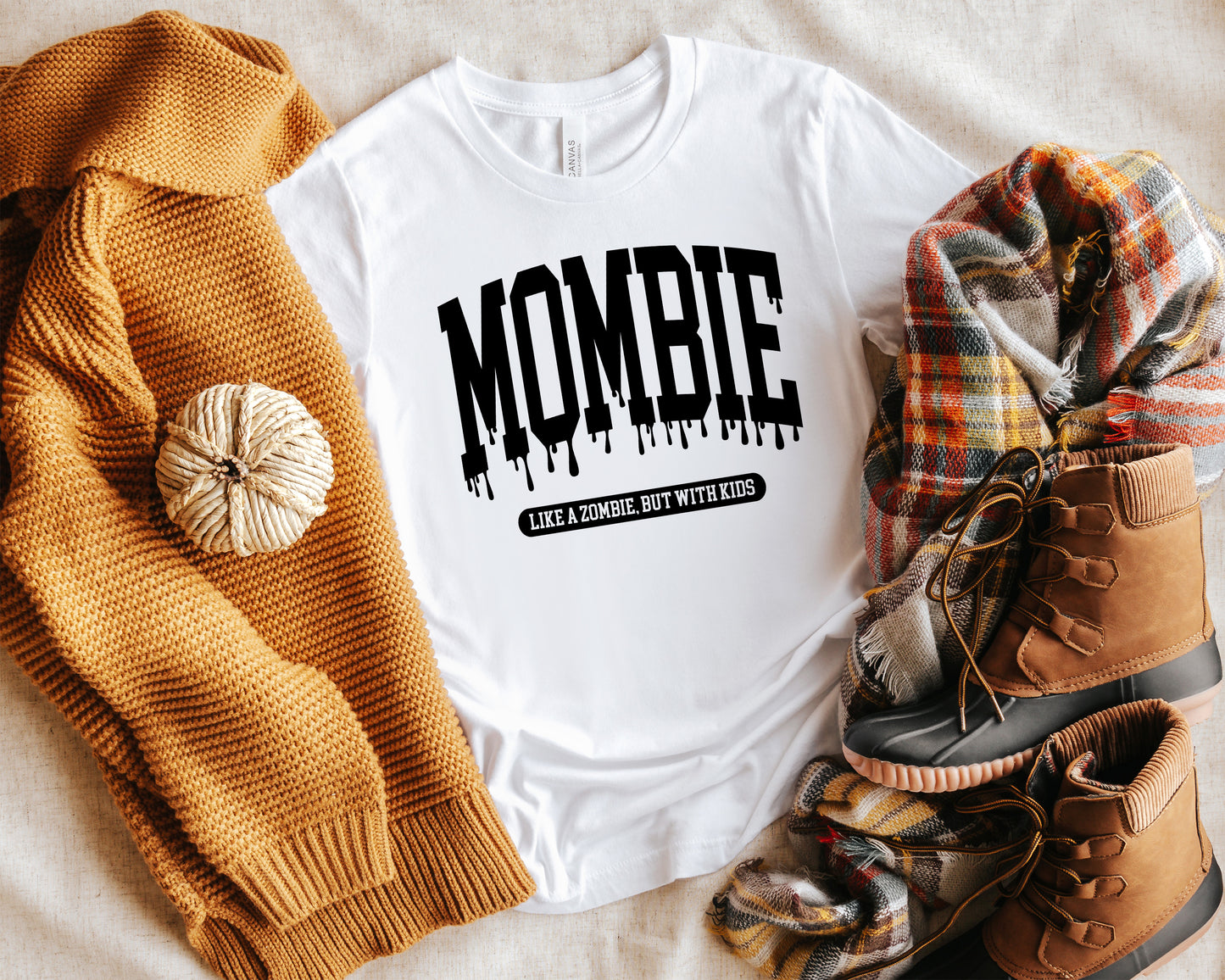 Mombie Halloween Mom Shirt | Light Garment