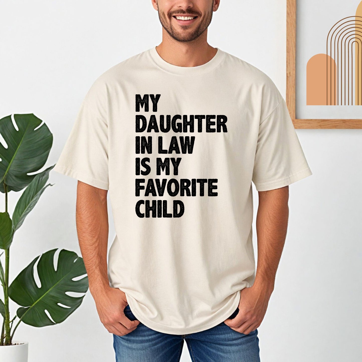 My Daughter In Law Is My Favorite Child Shirt | Comfort Colors Vintage Style Shirt
