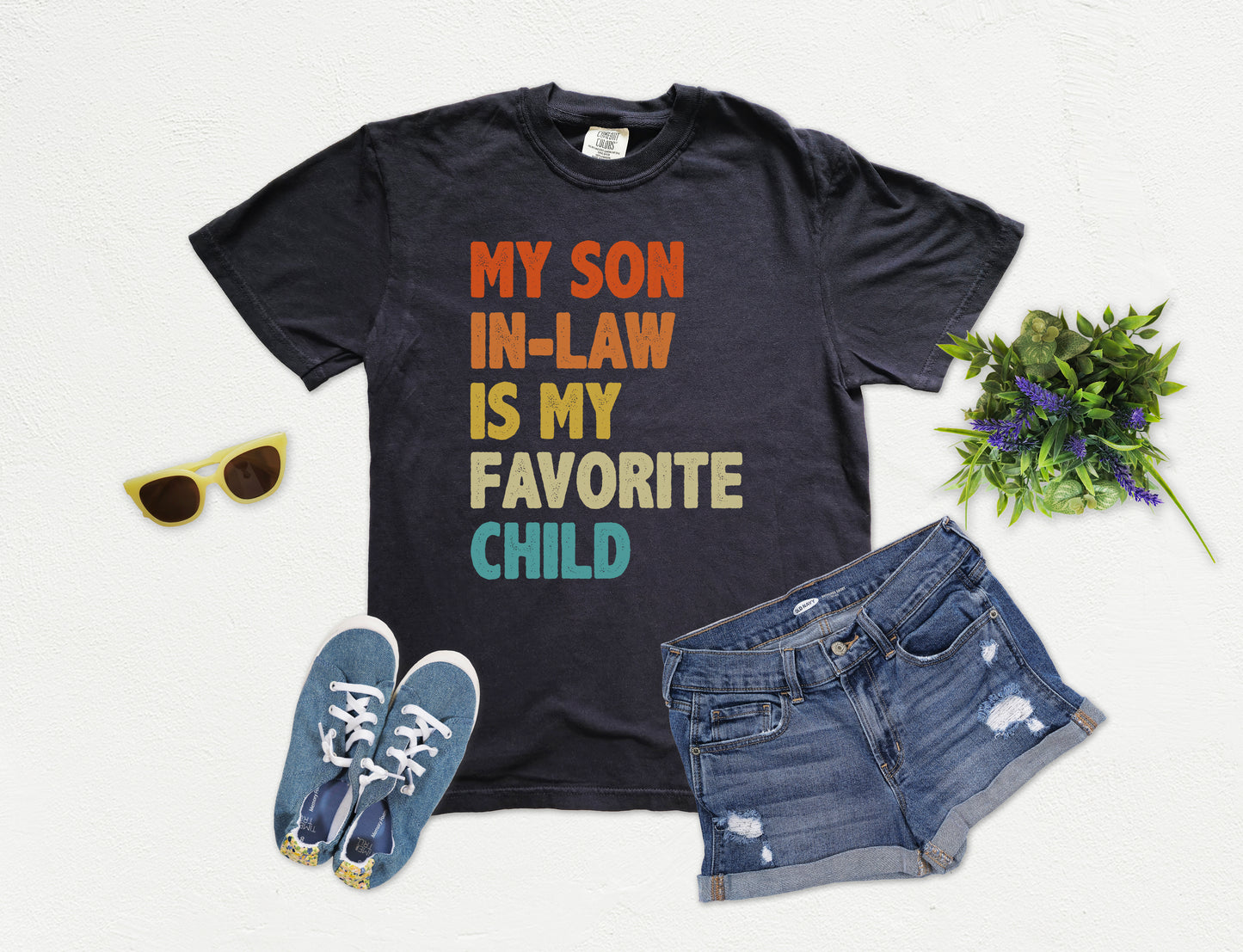 My Son In Law Is My Favorite Child Shirt | Comfort Colors Vintage Style Shirt