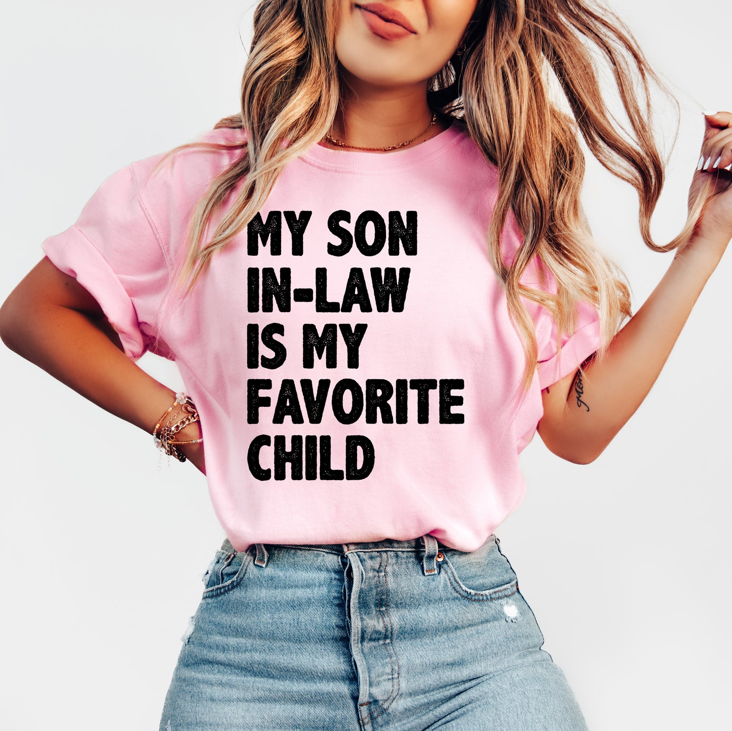 My Son In Law Is My Favorite Child Shirt | Comfort Colors Vintage Style Shirt