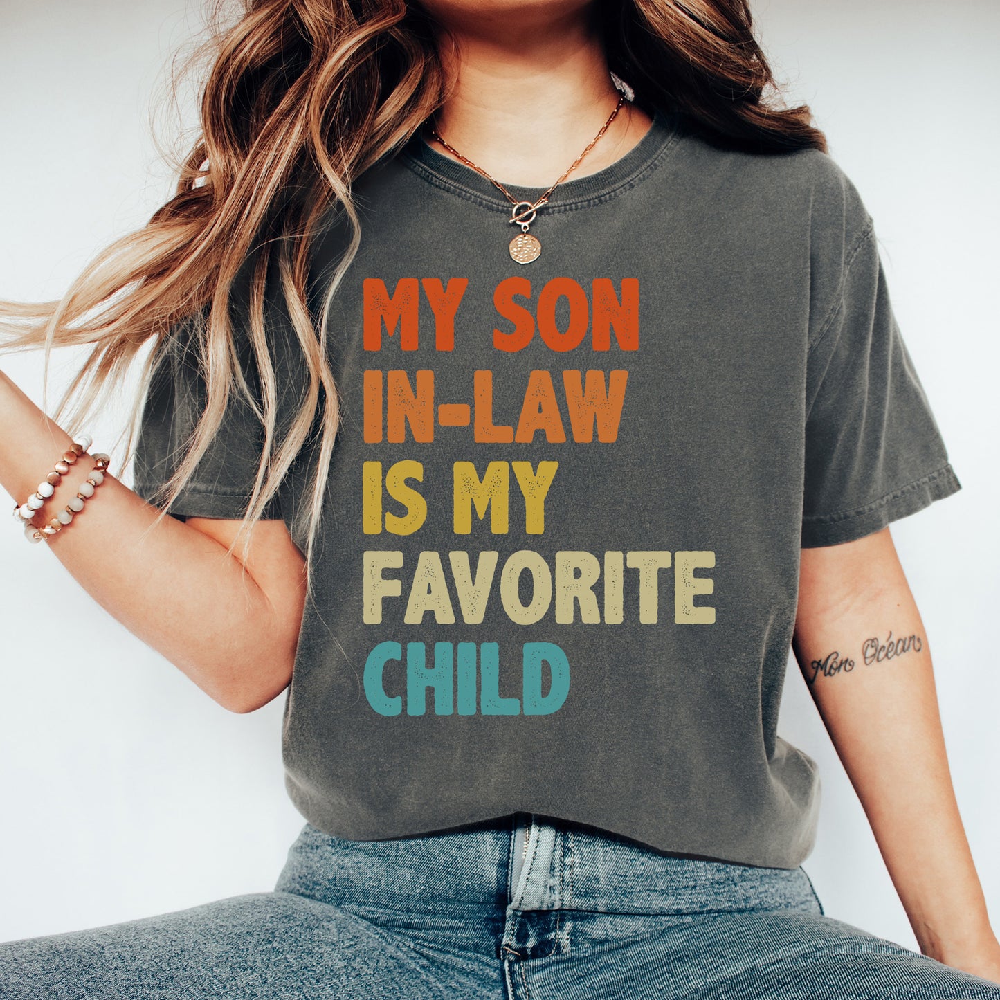 My Son In Law Is My Favorite Child Shirt | Comfort Colors Vintage Style Shirt
