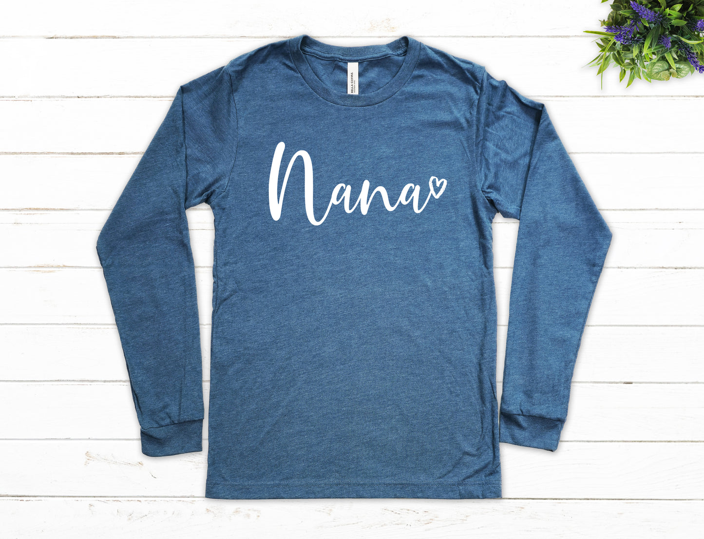 Nana Heart Shirt Long Sleeve | Long Sleeve Nana Shirt