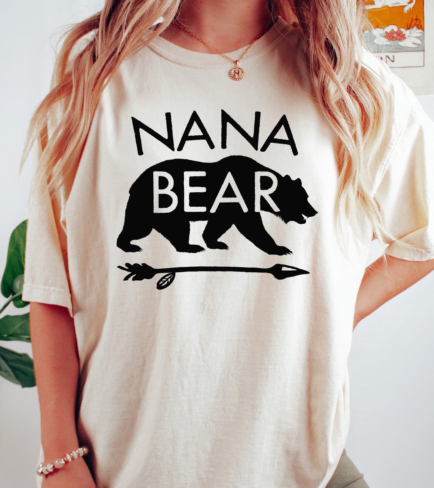 Nana Bear Shirt | Comfort Colors Vintage Style Nana Shirt