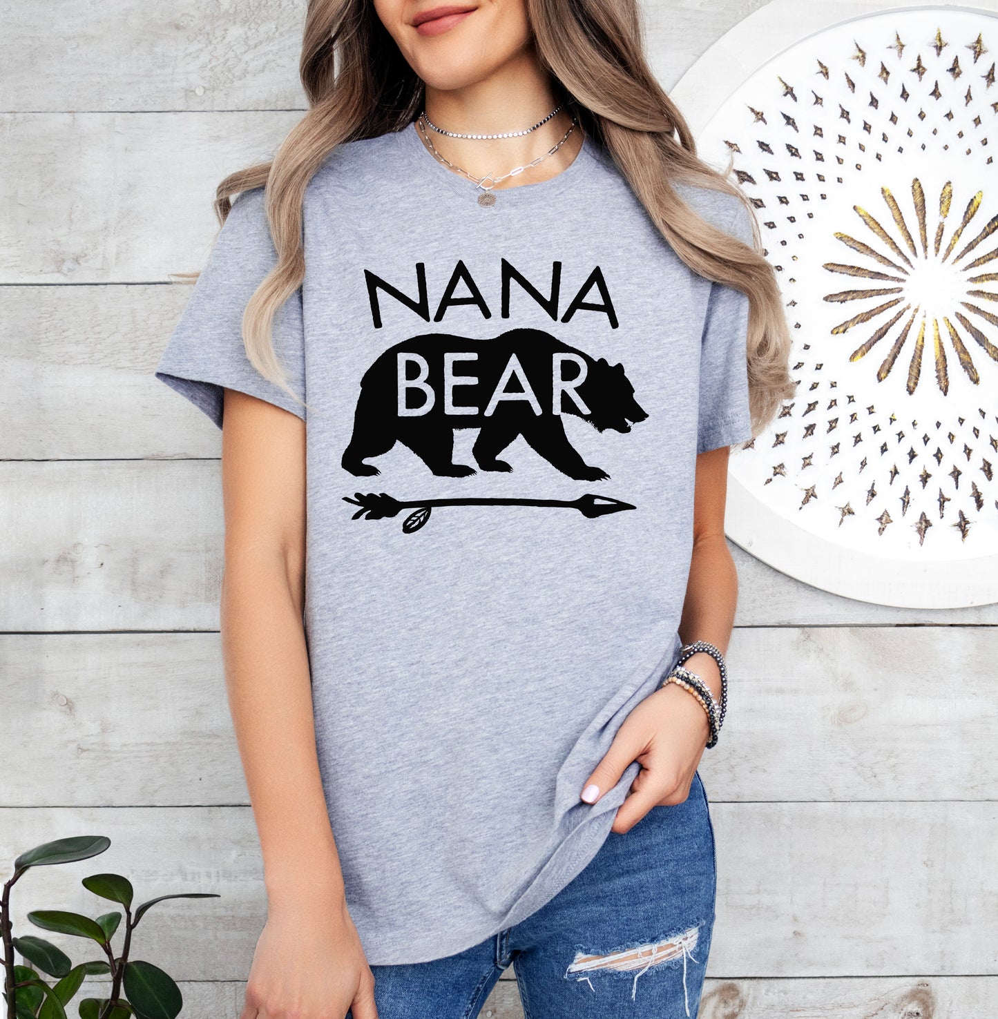 Nana Bear Shirt | Nana Shirt | Light Garment