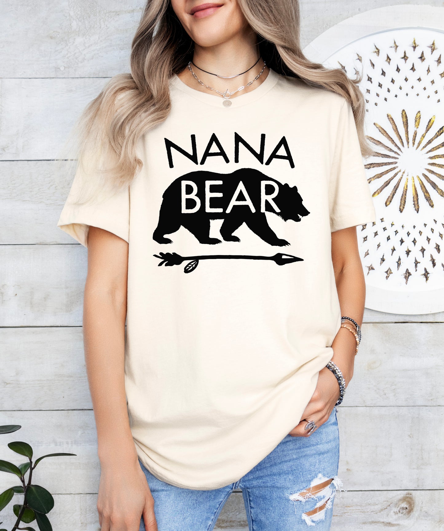Nana Bear Shirt | Nana Shirt | Light Garment
