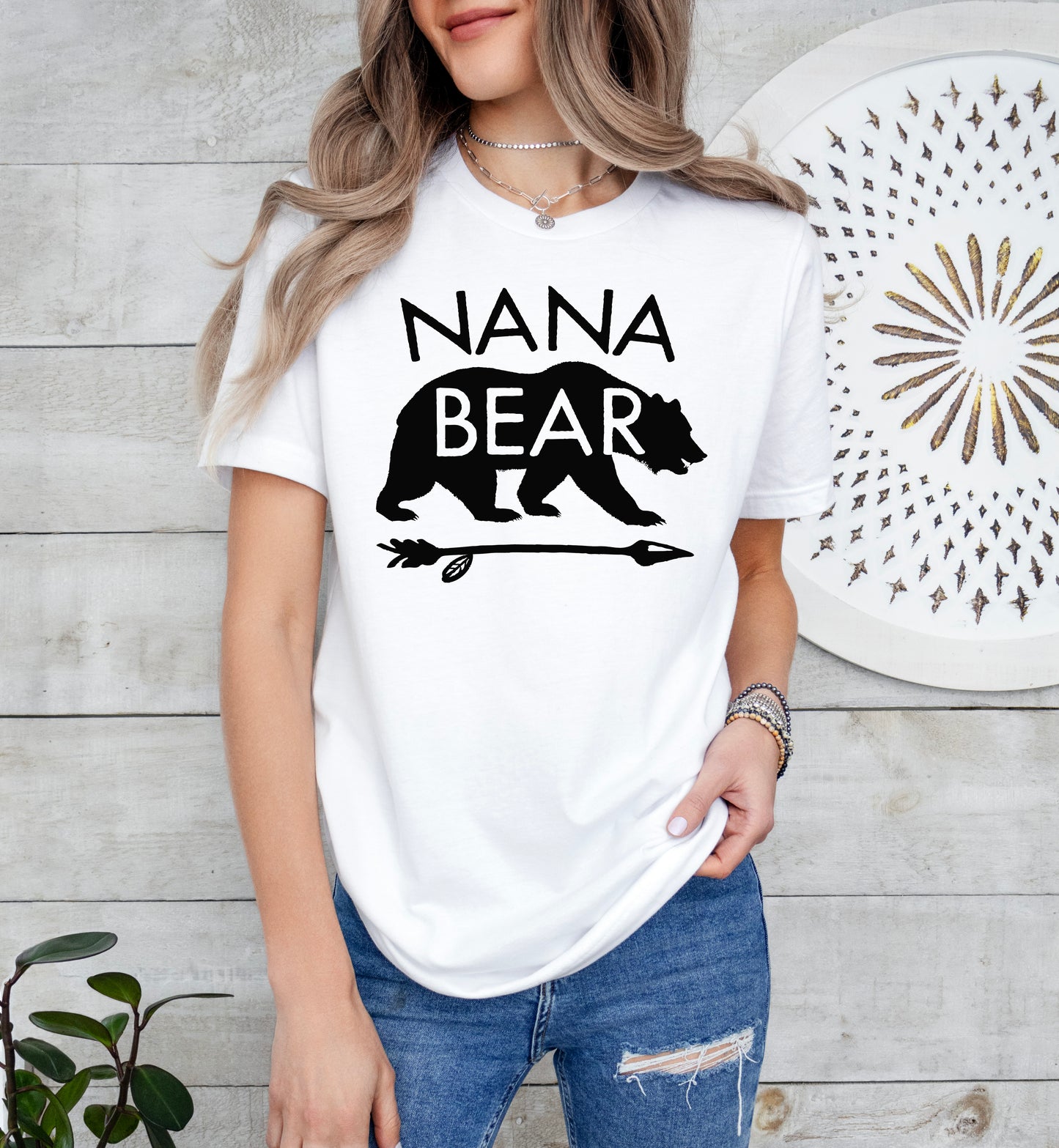 Nana Bear Shirt | Nana Shirt | Light Garment