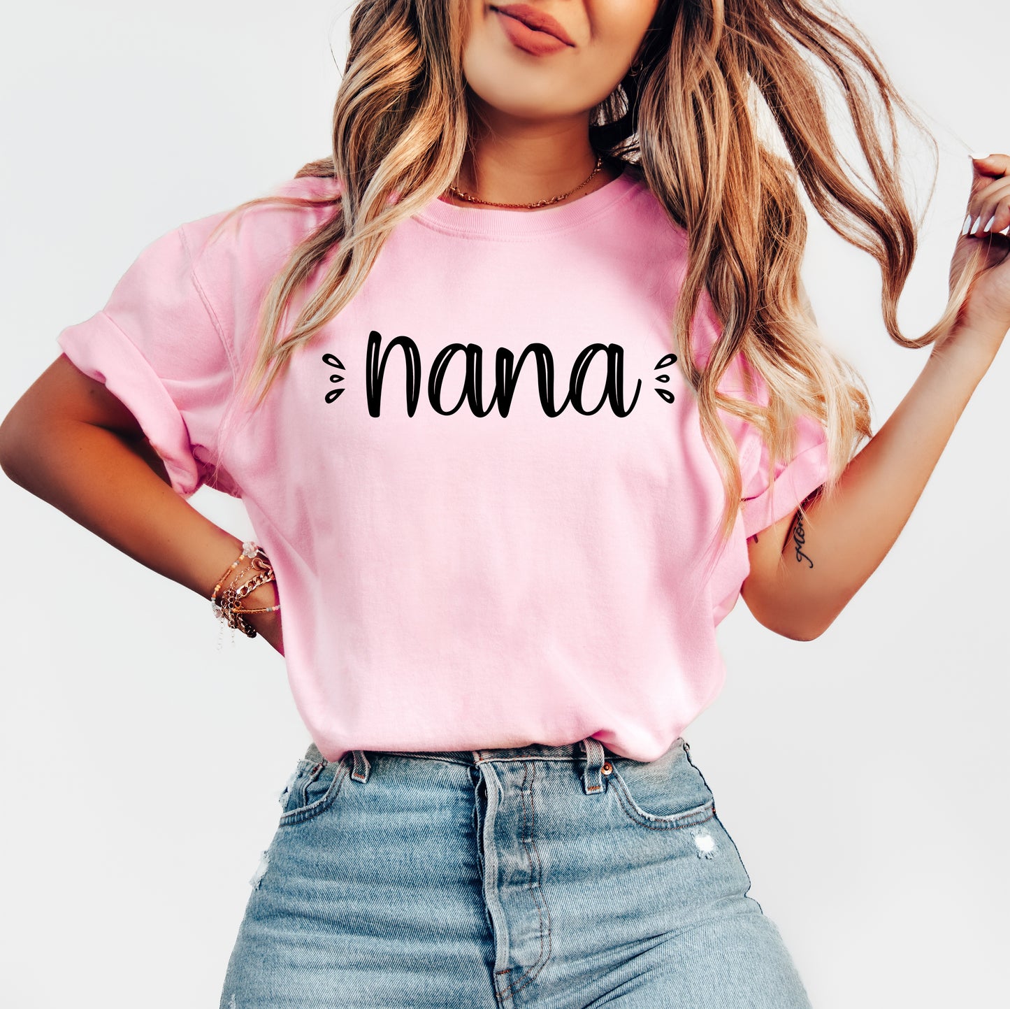 Cute Nana Shirt | Comfort Colors Vintage Style Nana Shirt