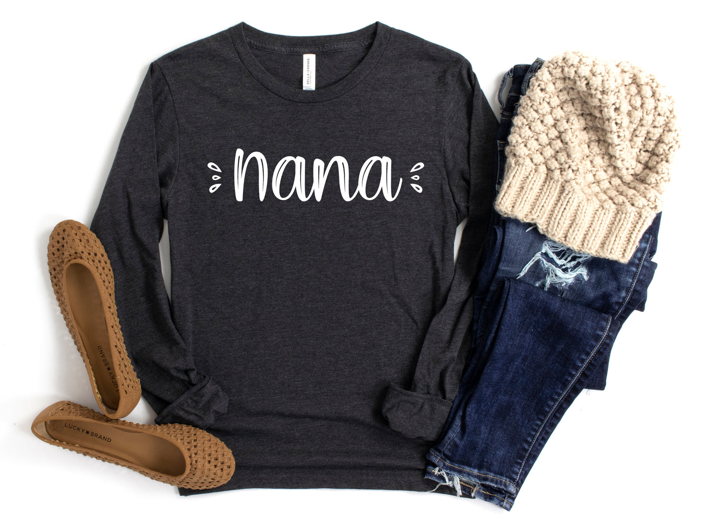 Cute Nana Shirt Long Sleeve | Long Sleeve Nana Shirt
