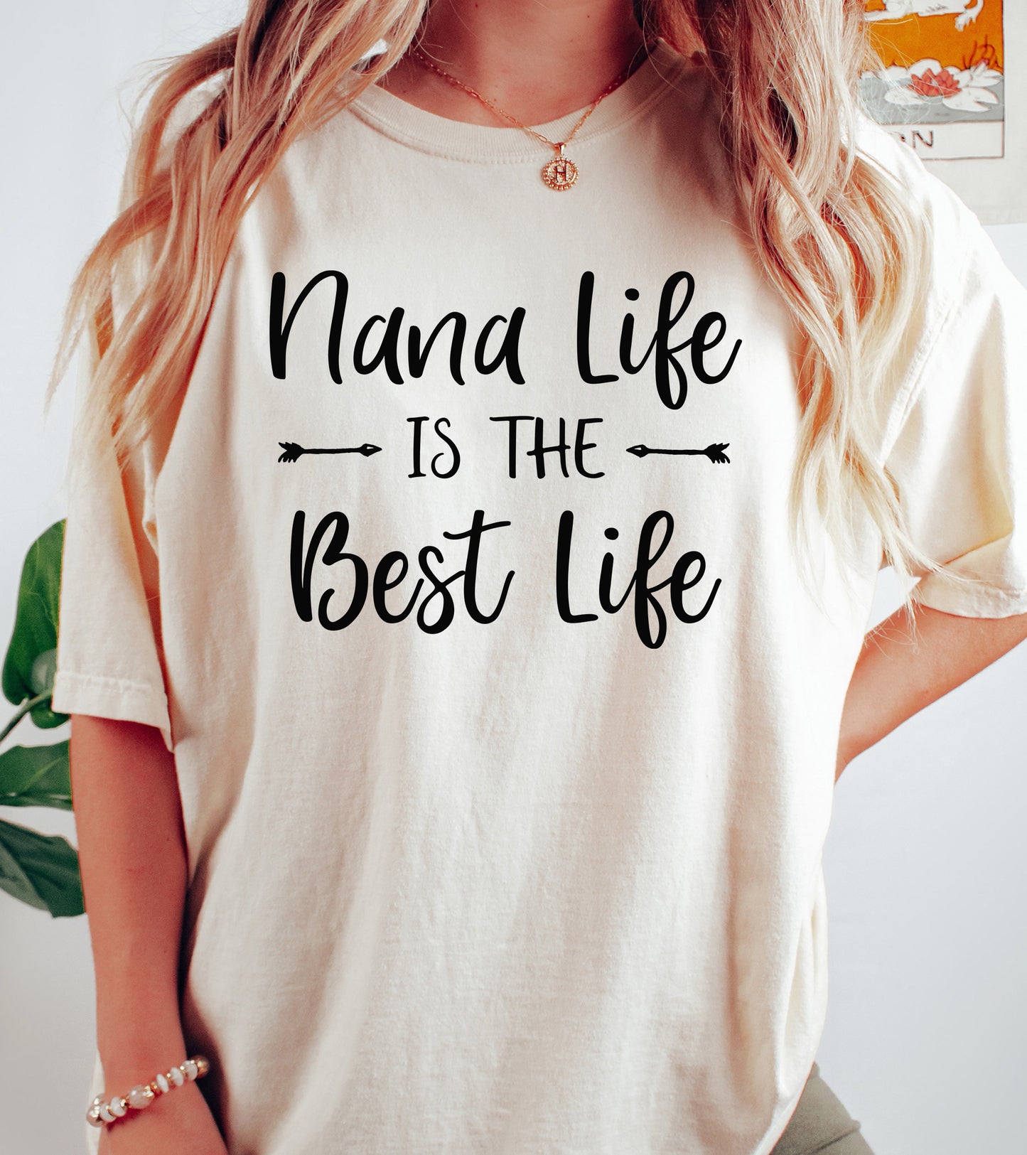 Nana Life Is The Best Life Shirt | Comfort Colors Vintage Style Nana Shirt