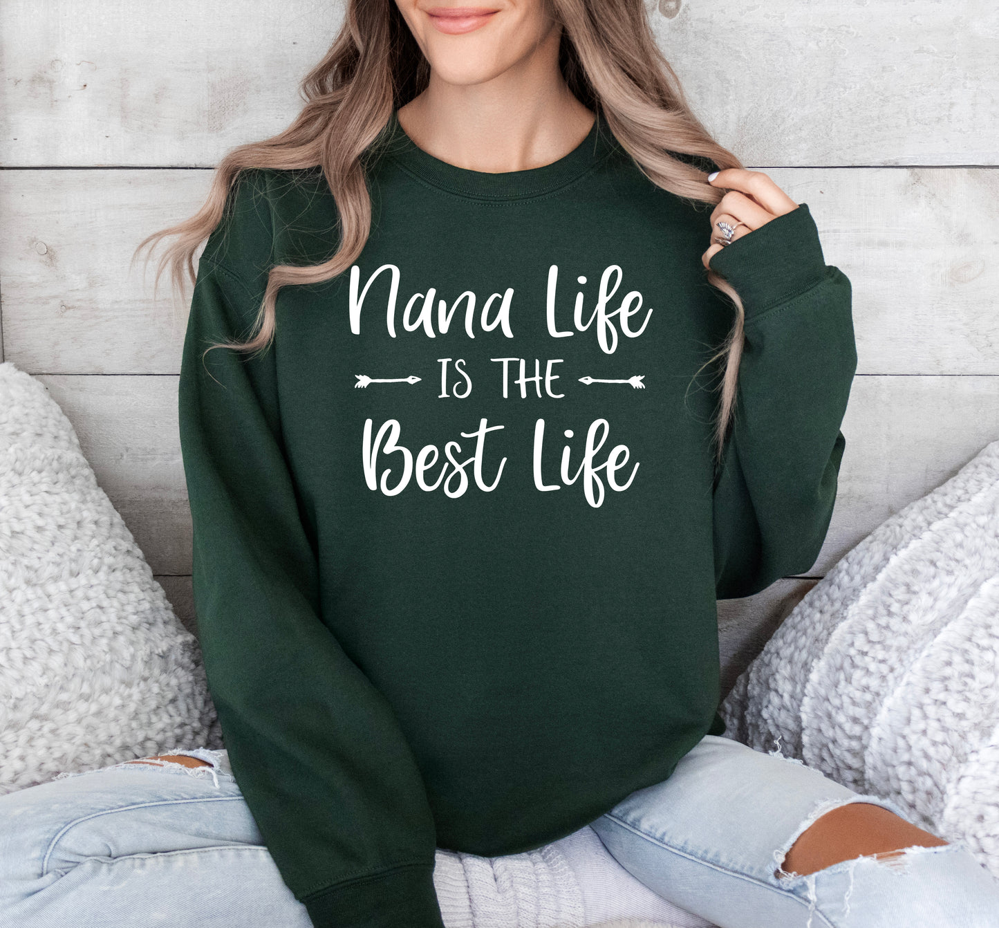 Nana Life Is The Best Life Sweatshirt | Nana Sweatshirt