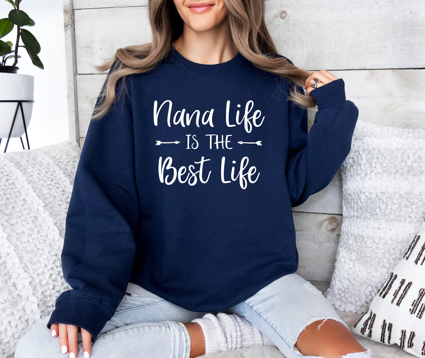 Nana Life Is The Best Life Sweatshirt | Nana Sweatshirt