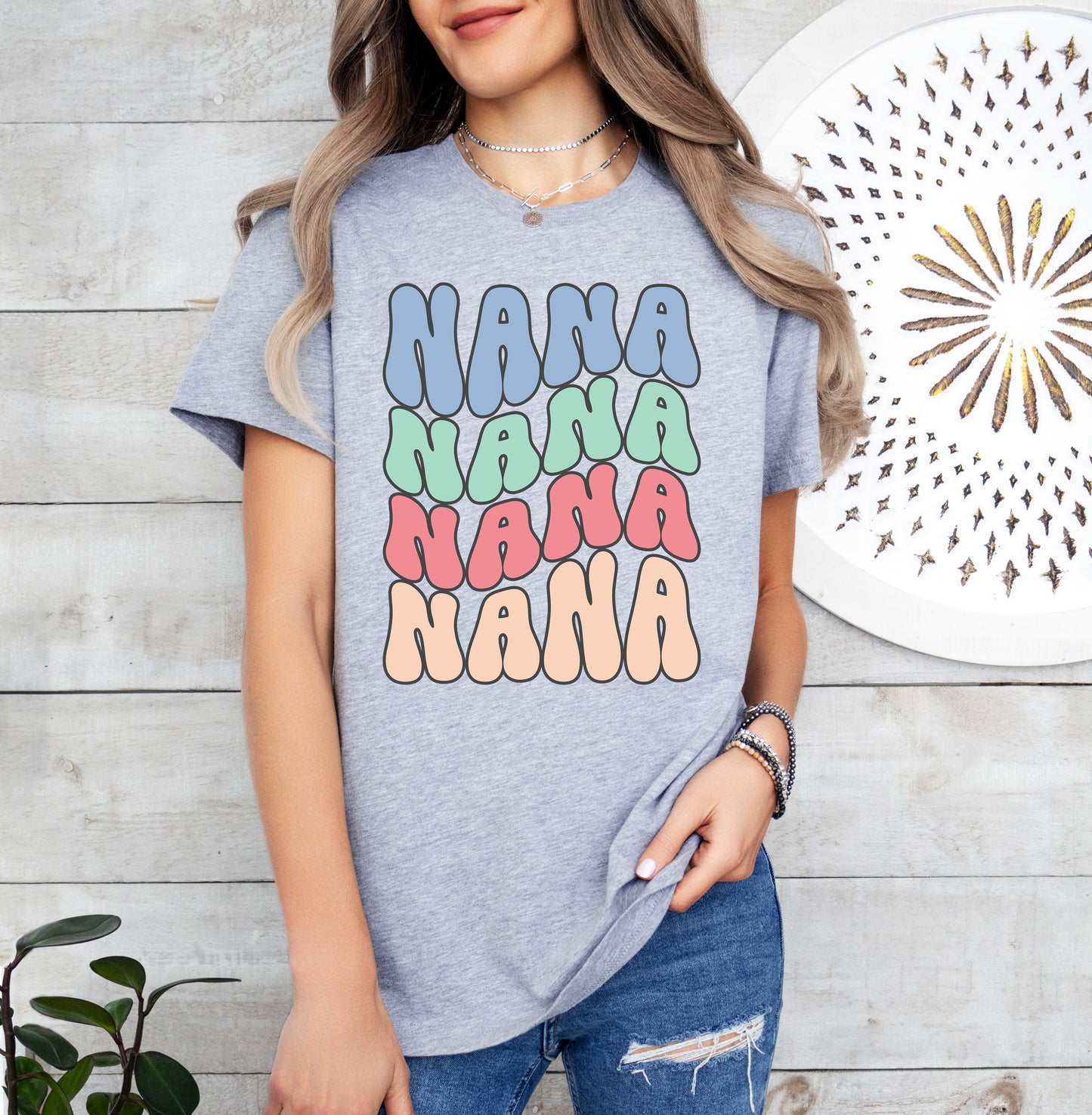 Retro Wave Nana Shirt | Light Garment
