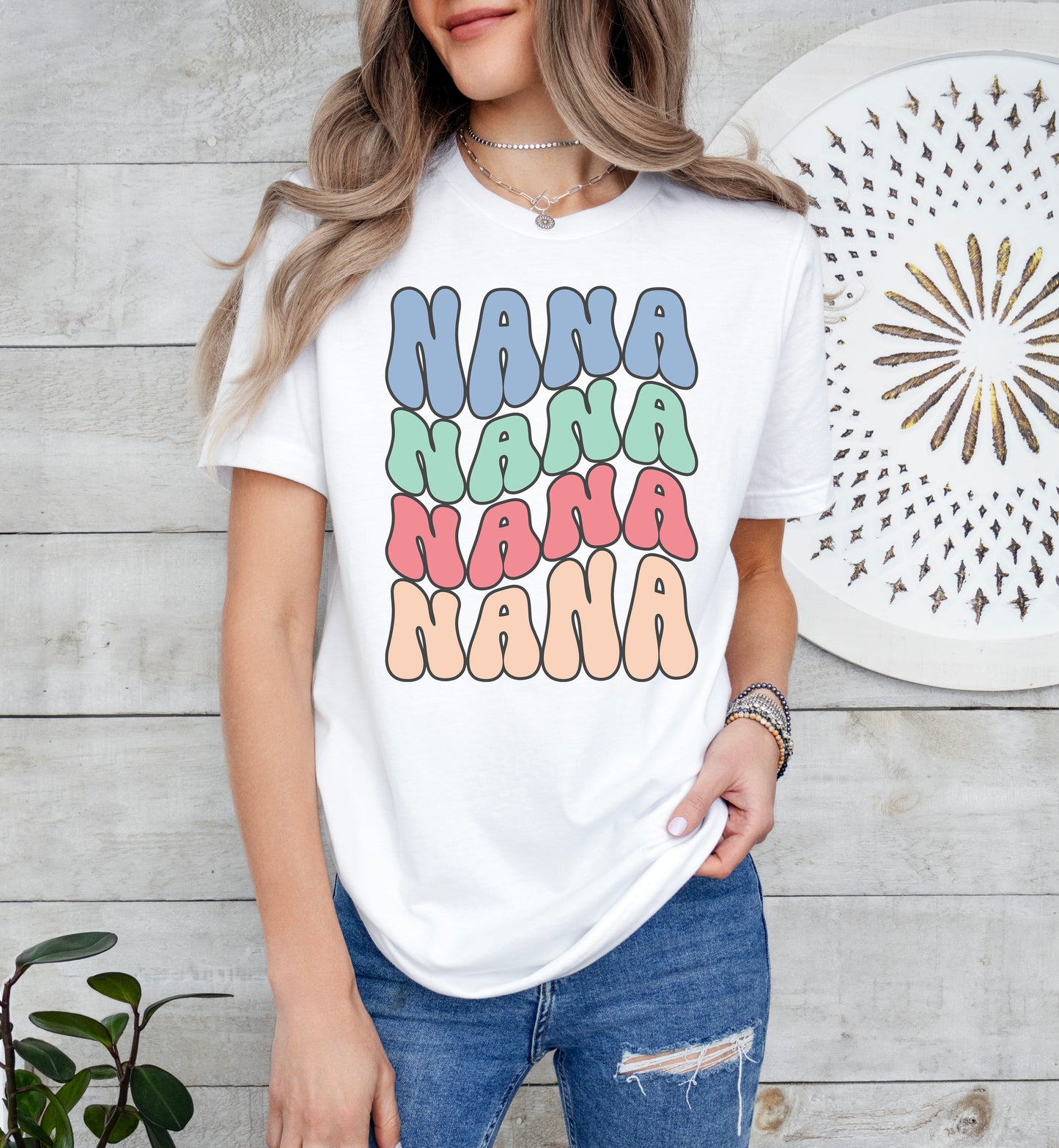 Retro Wave Nana Shirt | Light Garment