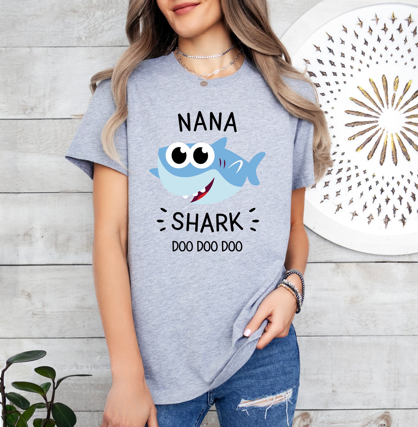 Nana Shark Shirt | Nana Shirt | Light Garment