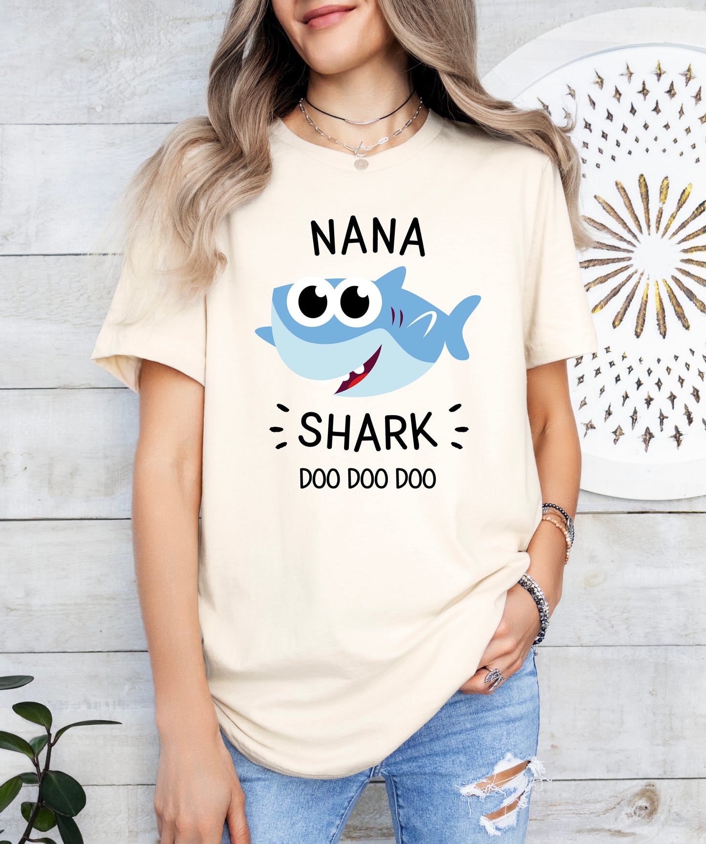 Nana Shark Shirt | Nana Shirt | Light Garment