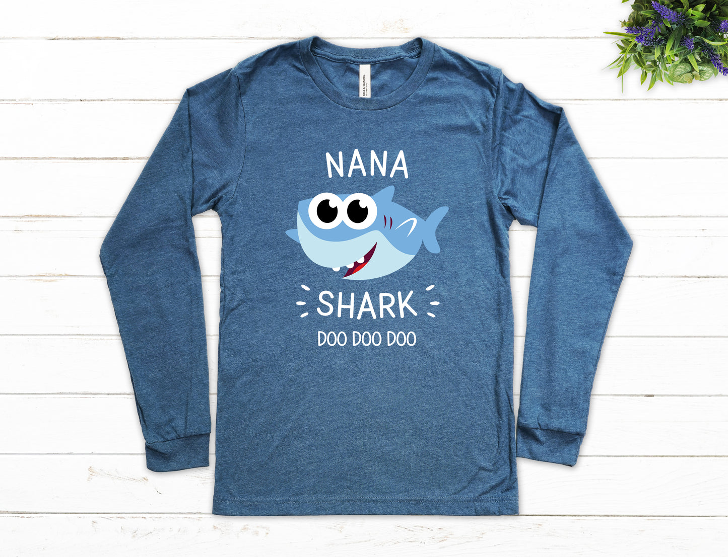 Nana Shark Shirt Long Sleeve | Long Sleeve Nana Shirt
