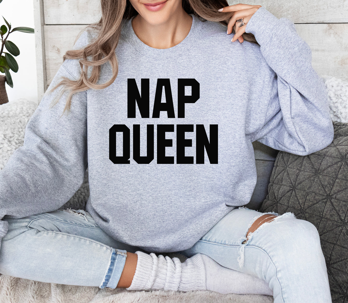 Nap Queen Sweatshirt | Funny Sweatshirt