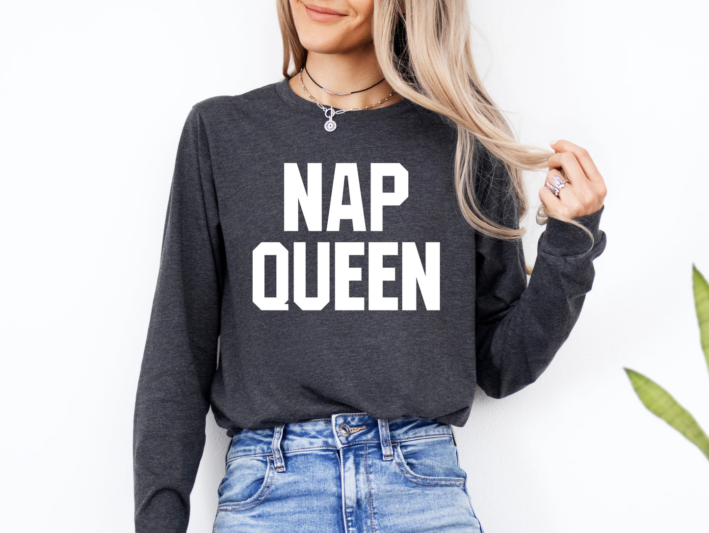 Nap Queen Shirt Long Sleeve | Long Sleeve Funny Shirt
