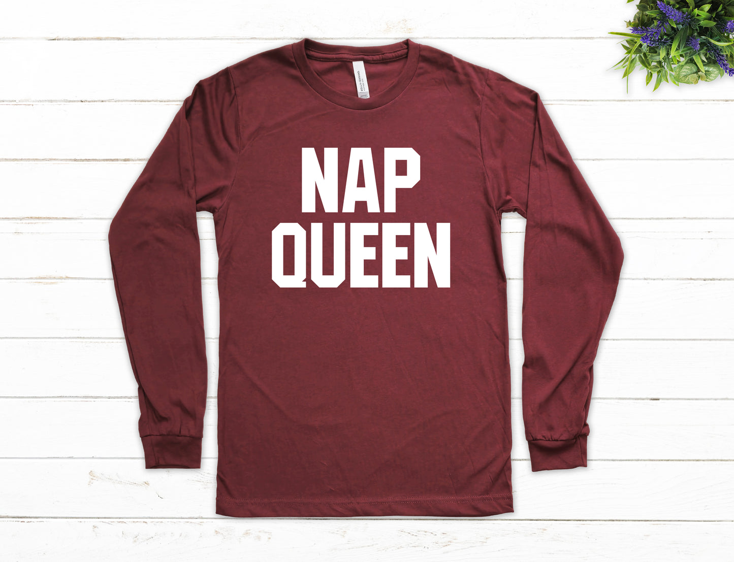 Nap Queen Shirt Long Sleeve | Long Sleeve Funny Shirt
