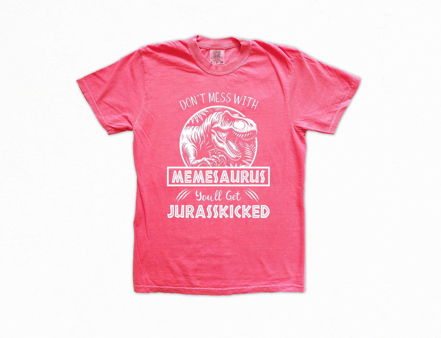Jurassic Memesaurus Shirt | Comfort Colors Vintage Style Funny Meme Shirt