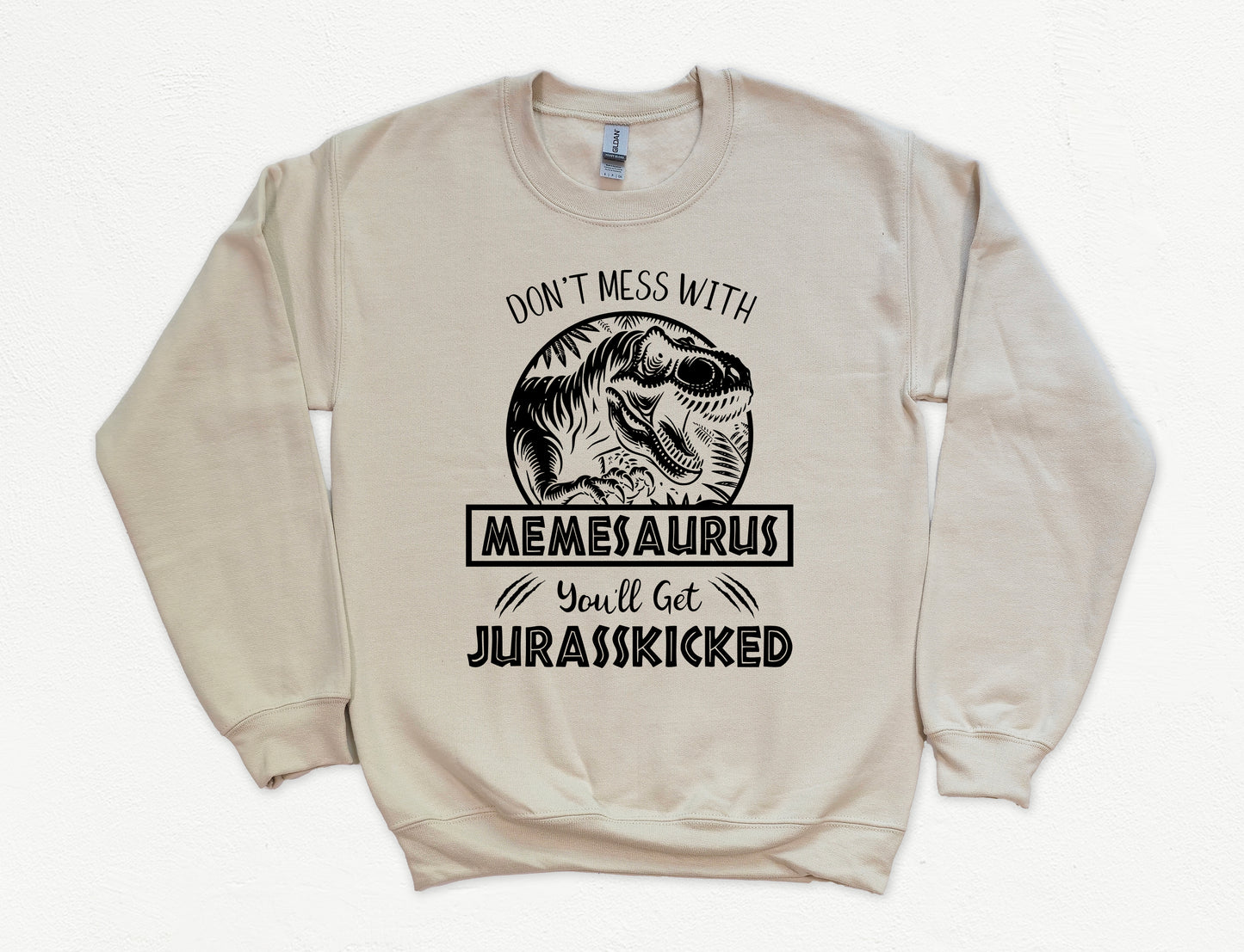 Jurassic Memesaurus Sweatshirt | Funny Gigi Sweatshirt