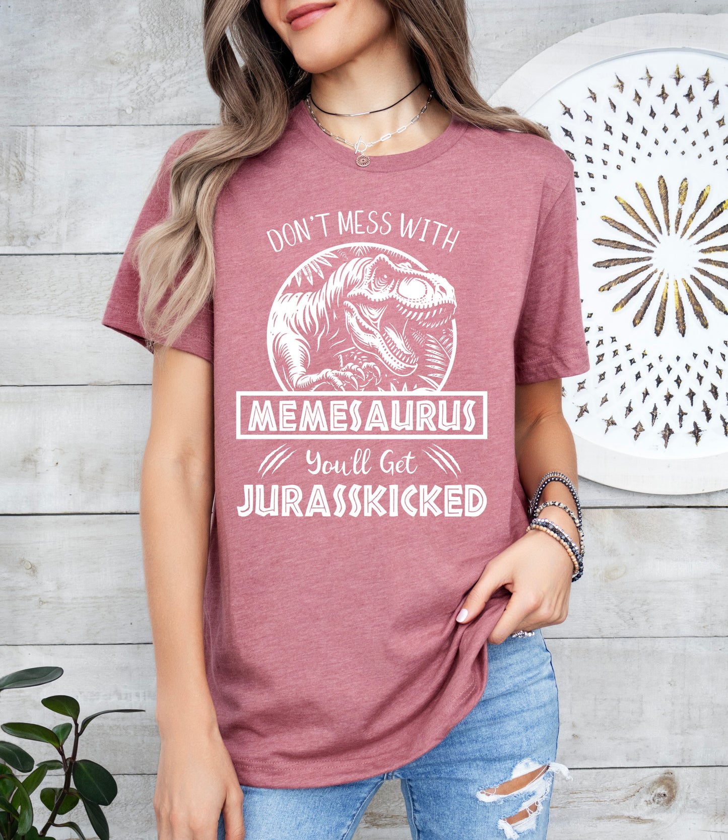 Jurassic Memesaurus Shirt | Funny Meme Shirt