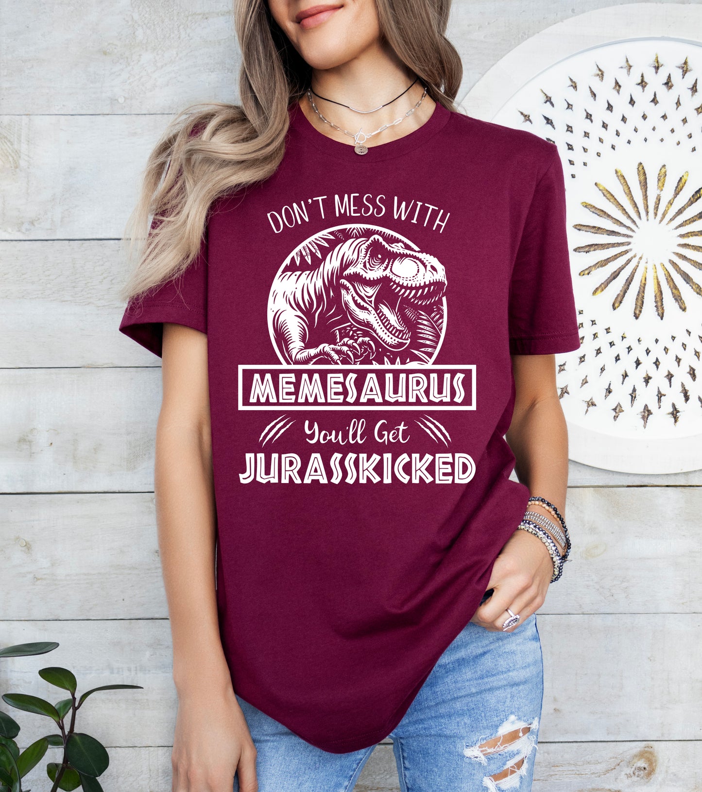 Jurassic Memesaurus Shirt | Funny Meme Shirt