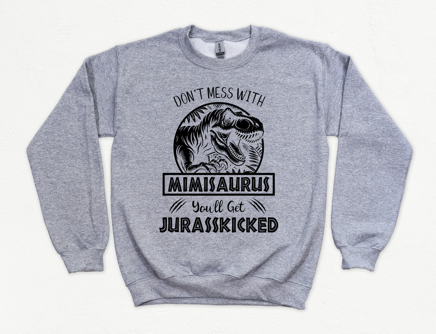 Jurassic Mimisaurus Sweatshirt | Funny Mimi Sweatshirt