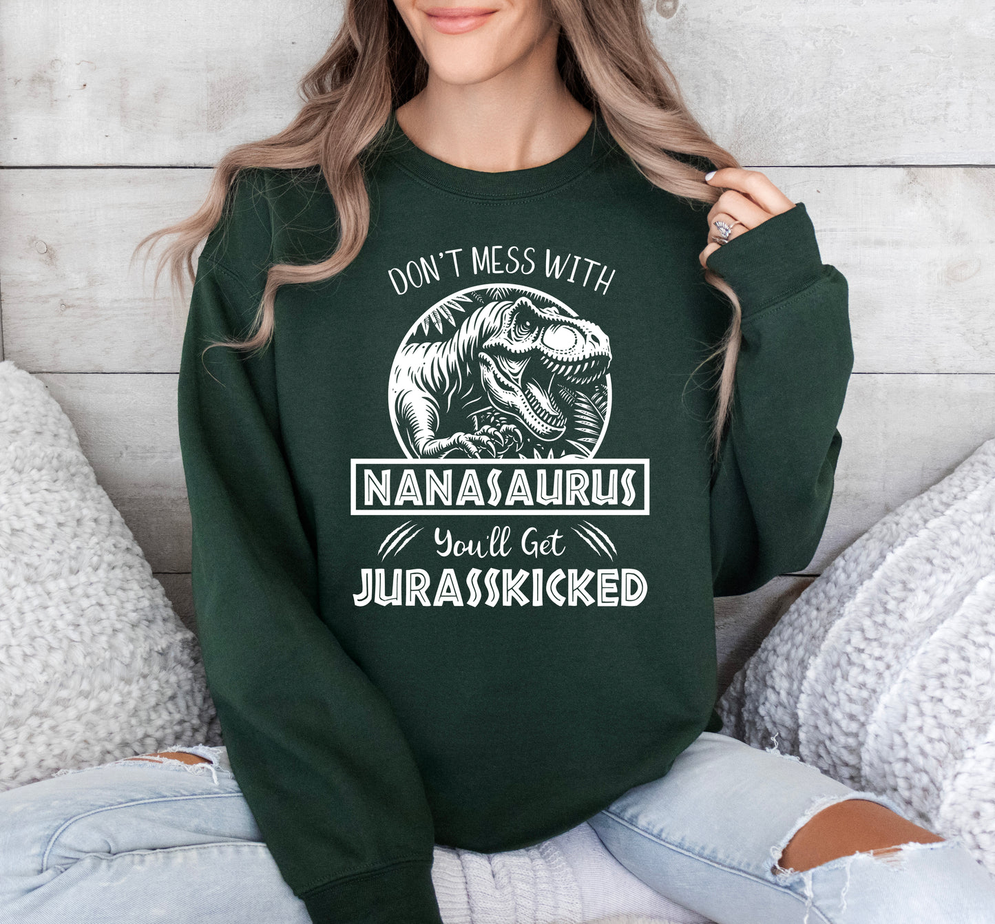 Jurassic Nanasaurus Sweatshirt | Nana Sweatshirt
