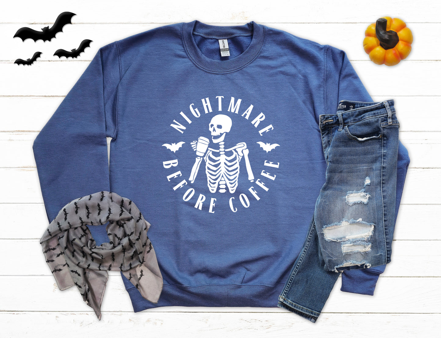 Nightmare Before Coffee Halloween Sweatshirt