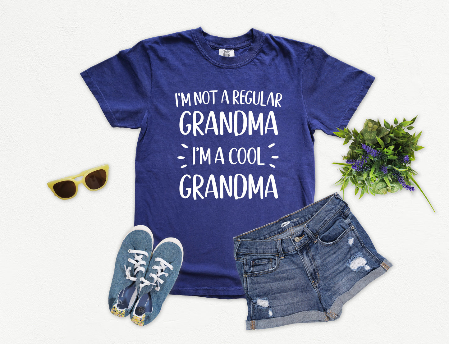 Not A Regular Grandma Shirt | Comfort Colors Vintage Style Grandma Shirt