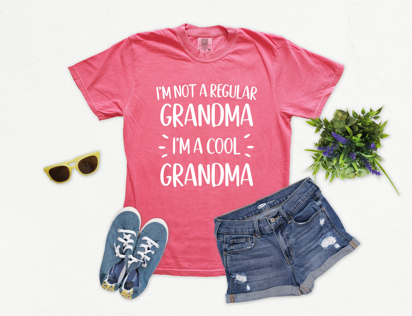 Not A Regular Grandma Shirt | Comfort Colors Vintage Style Grandma Shirt