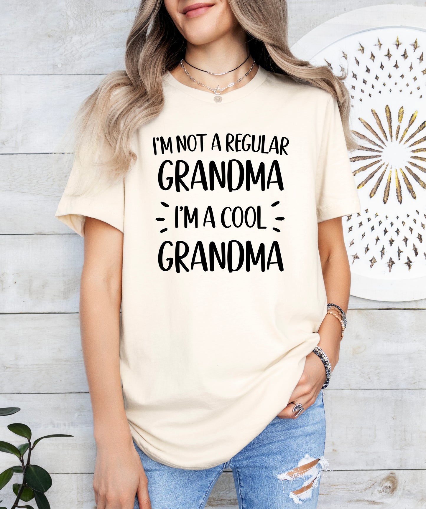 Not A Regular Grandma Shirt | Cool Grandma Shirt | Light Garment