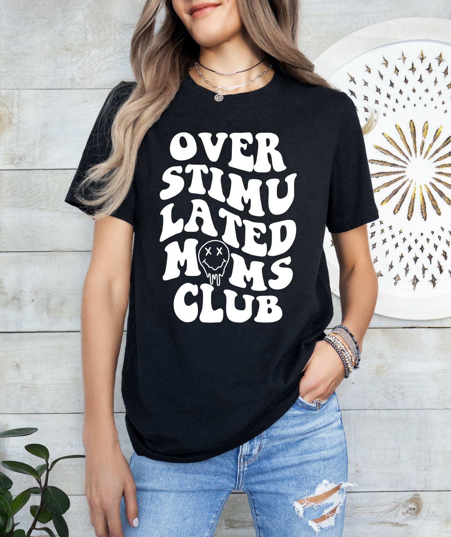 Overstimulated Mom's Club Shirt | Mom Shirt