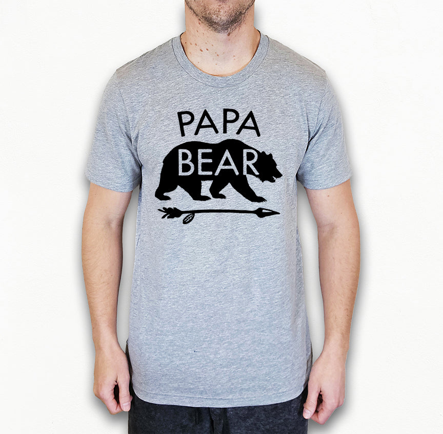 Papa Bear Shirt | Grandpa Shirt | Light Garment