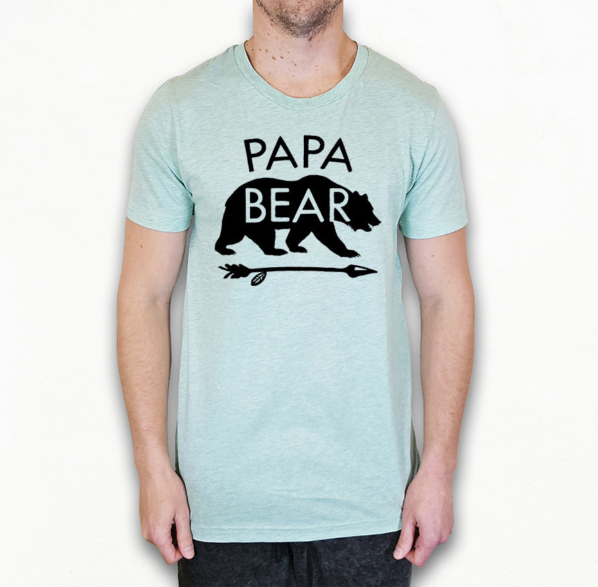 Papa Bear Shirt | Grandpa Shirt | Light Garment