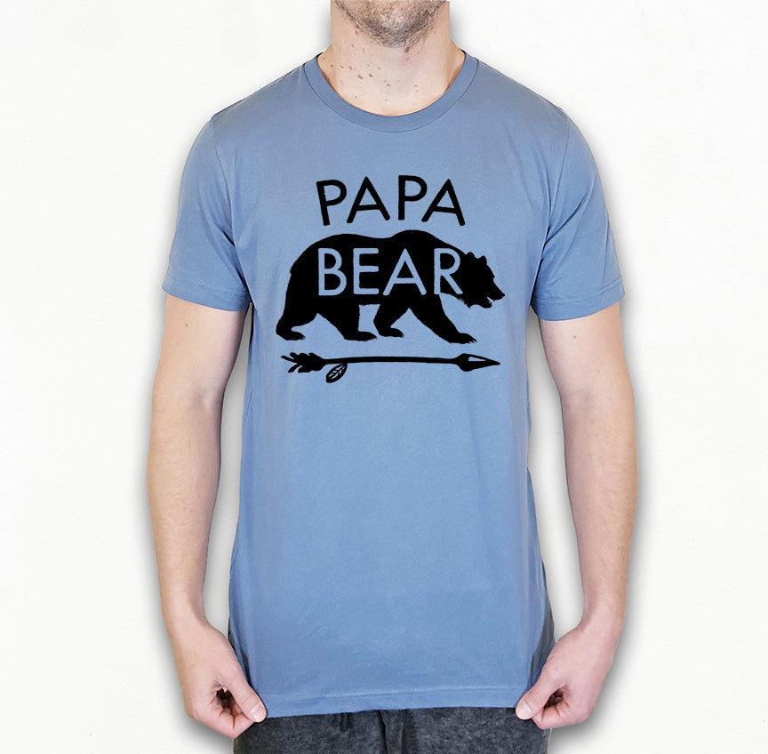 Papa Bear Shirt | Grandpa Shirt | Light Garment