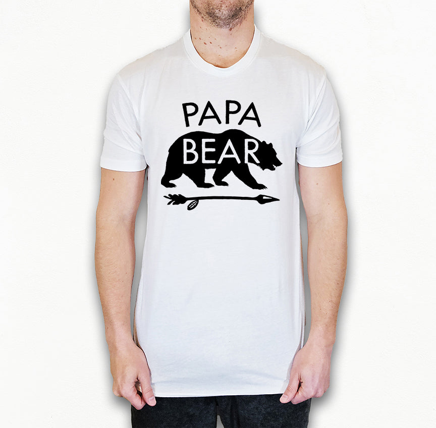 Papa Bear Shirt | Grandpa Shirt | Light Garment