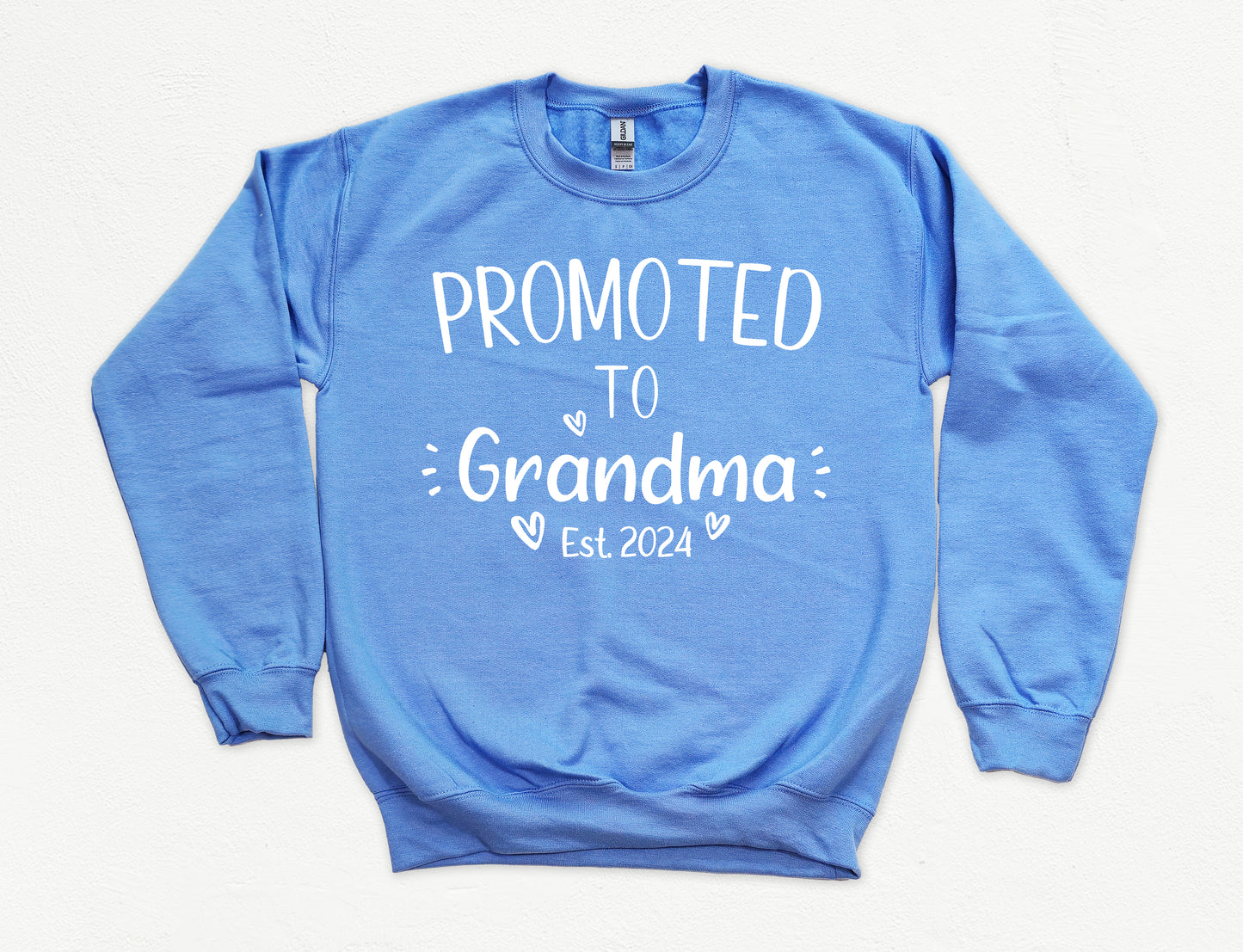 Custom Promoted to Grandma Sweatshirt