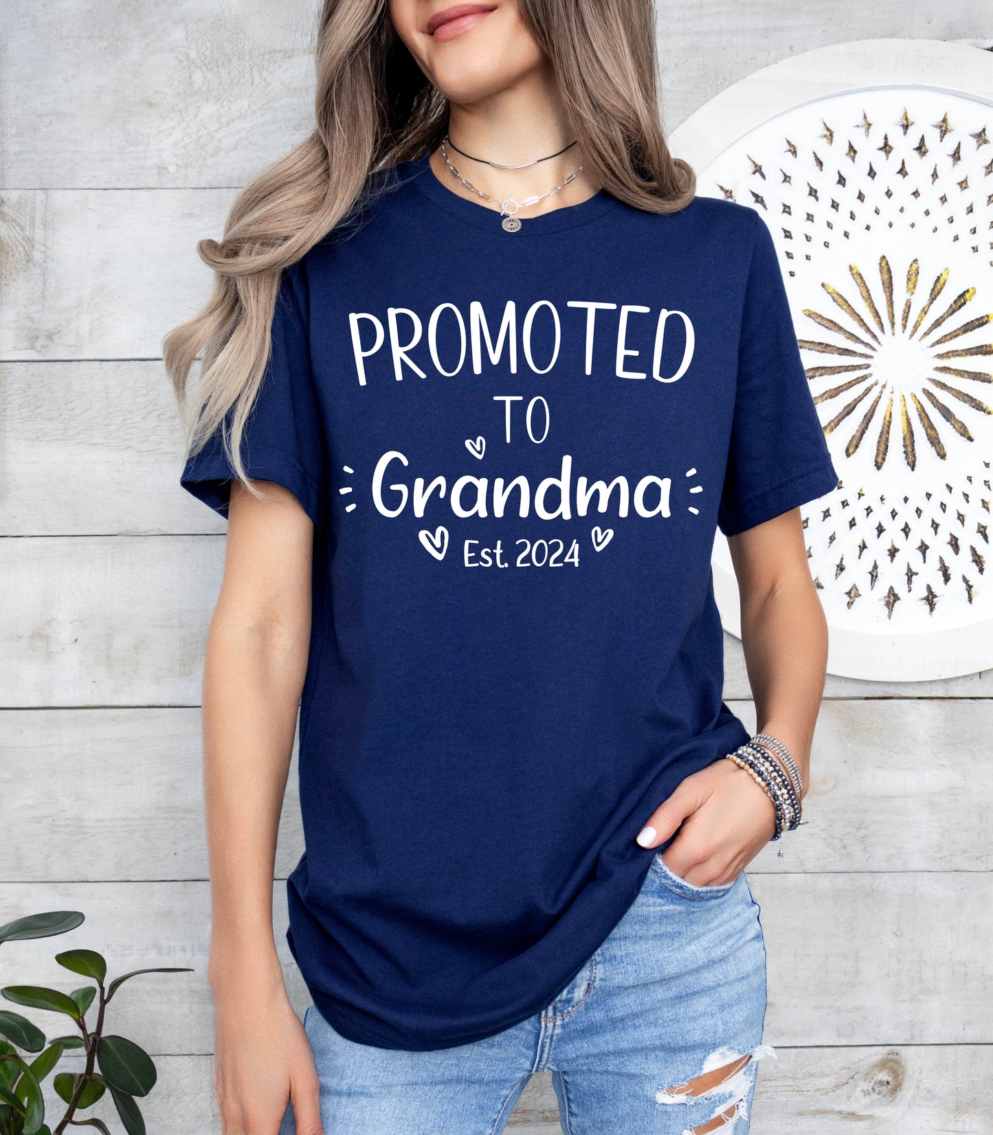 Custom Promoted to Grandma Shirt