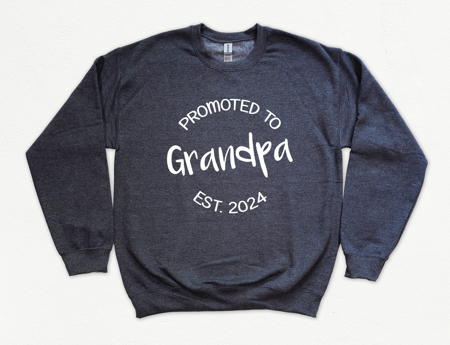 Customizable Promoted to Grandpa Sweatshirt