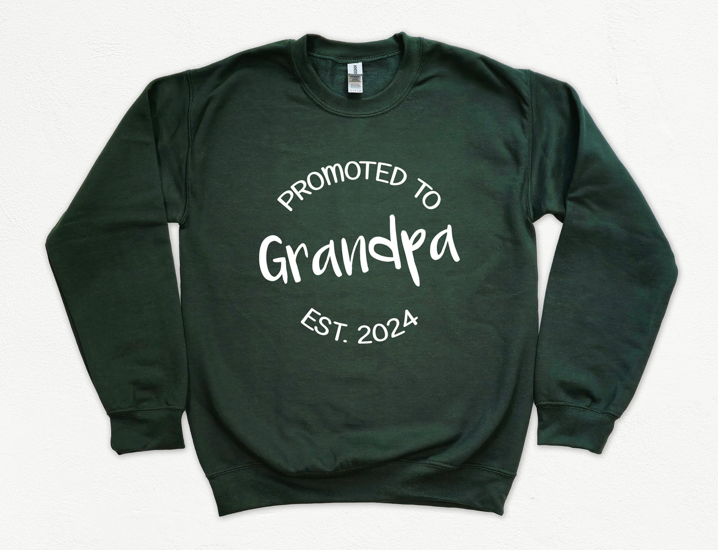 Customizable Promoted to Grandpa Sweatshirt