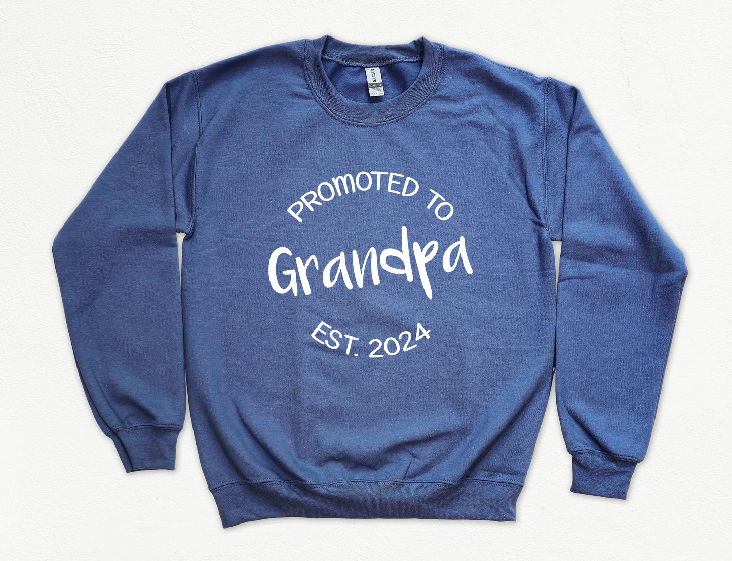 Customizable Promoted to Grandpa Sweatshirt
