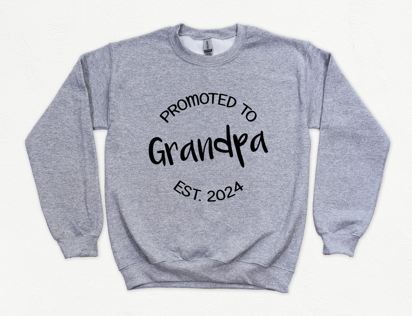 Customizable Promoted to Grandpa Sweatshirt