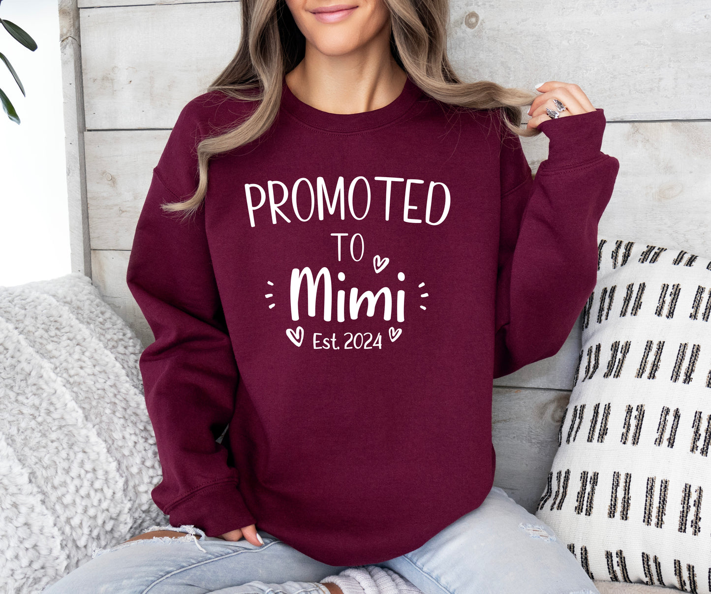 Custom Promoted to Mimi Sweatshirt
